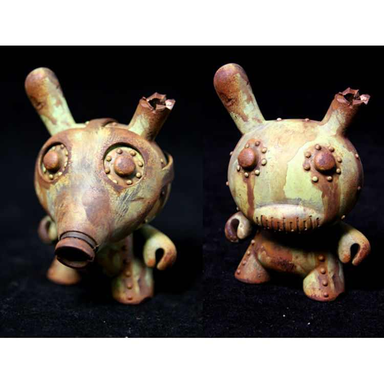 Gasmask Dunny Lime by DrilOne