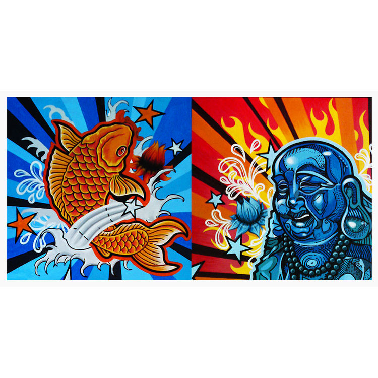 Buddha/Koi by Adam Whitnall
