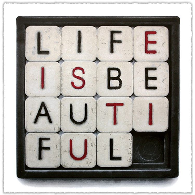 Life is a Puzzle by Mr. Brainwash