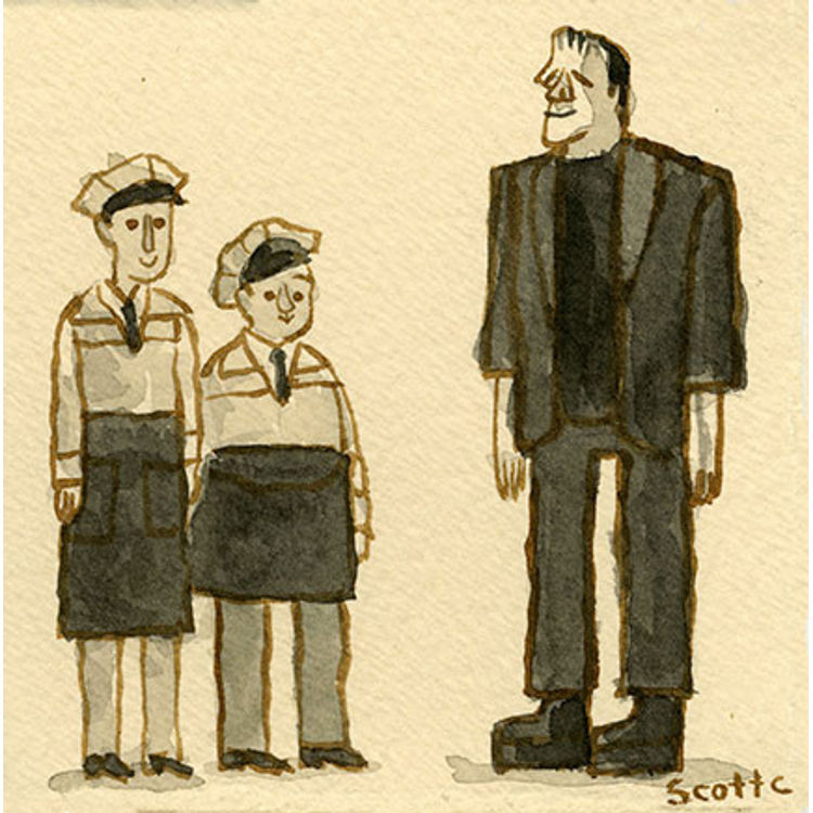 Bud Abbott Lou Costello Meet Frankenstein by Scott Campbell (Scott C)