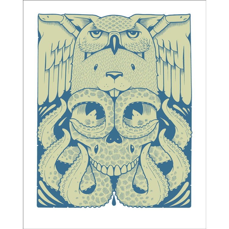 Owlctopus by Jeremy Fish