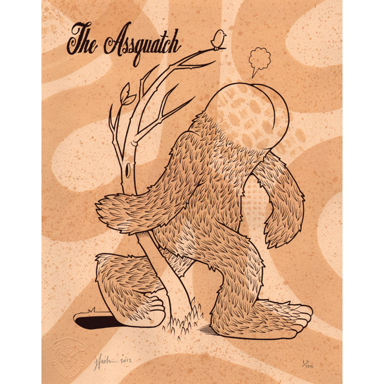 The Assquatch by Jeremy Fish