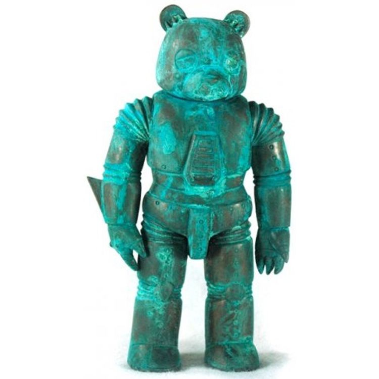 Mecha Sad Bear - Rusted Copper by Luke Chueh