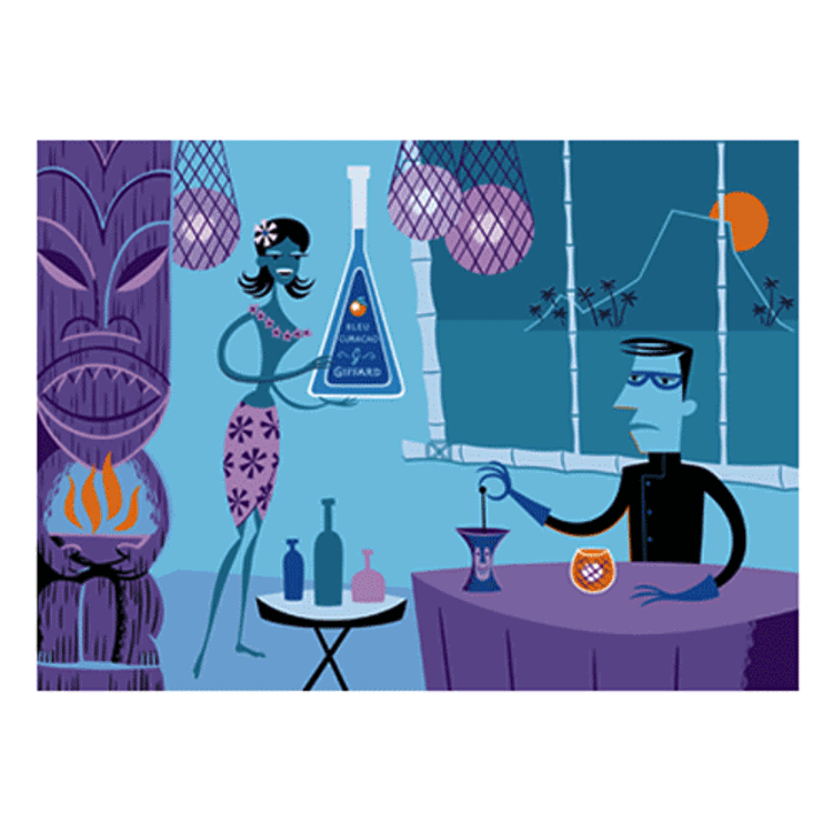 Mr. Blue by Shag (Josh Agle)