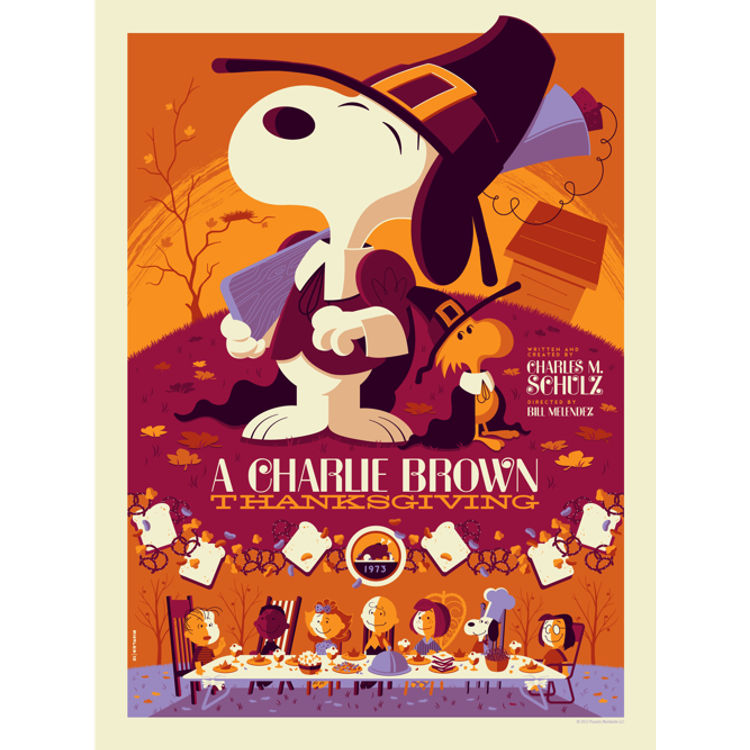 A Charlie Brown Thanksgiving - Variant by Tom Whalen
