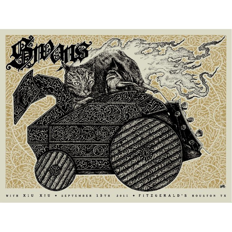 Swans - Houston, TX 2012 by Viral Graphics