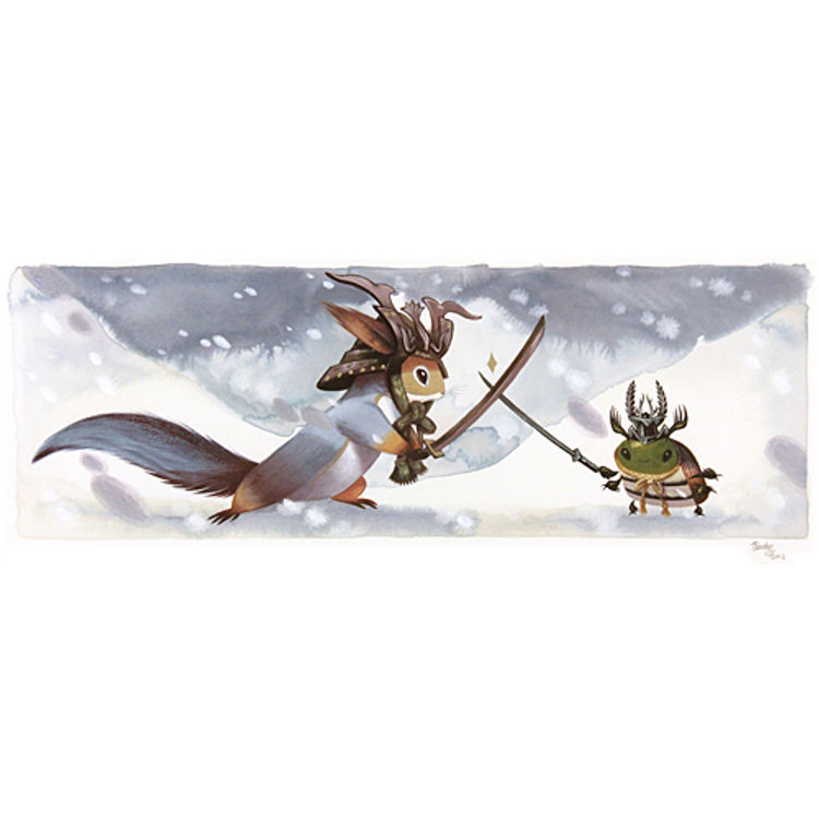 Battle Squirrel by Tiny Kitten Teeth (Becky Dreistadt)