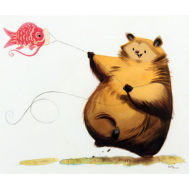 Bear and his Kite by Tiny Kitten Teeth (Becky Dreistadt)