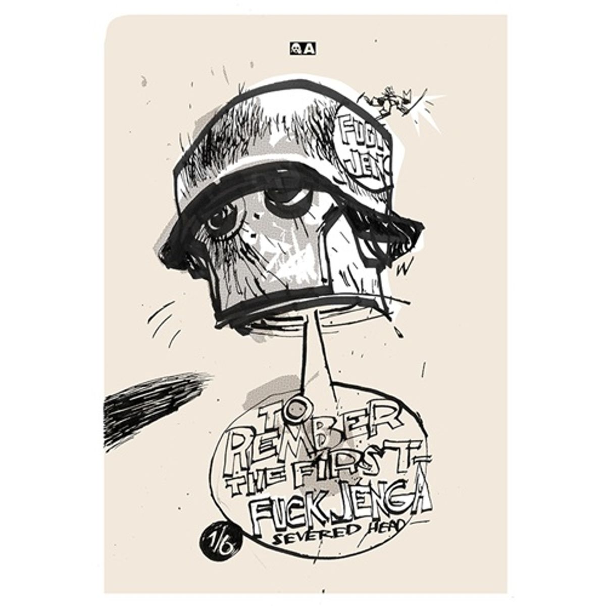 Fuck Jenga Classic TK Severed Head