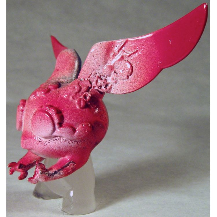 Night Terror Dunny – Blood Lust Pink by Matt A* (Matt Anderson)