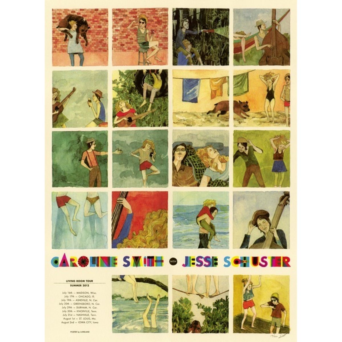 Caroline Smith w/ Jesse Schuster - Summer Living Room Tour