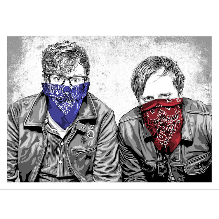 The Black Keys - Los Angeles CA 2012 by Mr. Brainwash