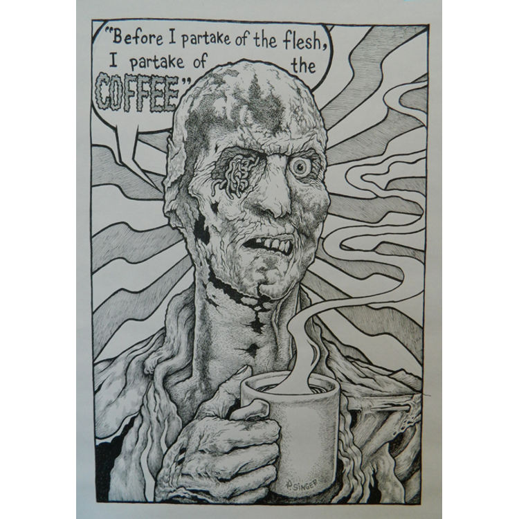 Coffee Zombie by Ryan Singer