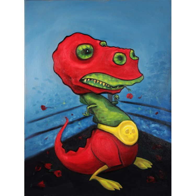 El Luchasaurio by Phil Young