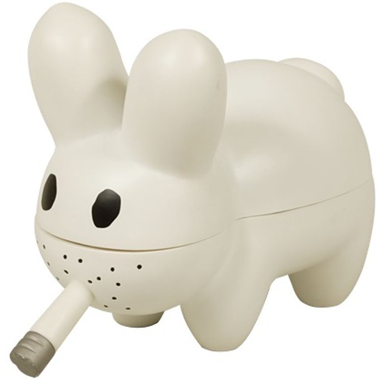 Bone Bunny - white and black by Frank Kozik