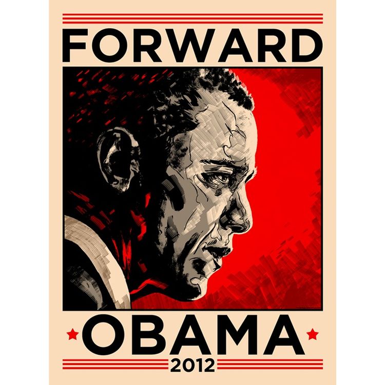 Obama 2012 by Tim Doyle