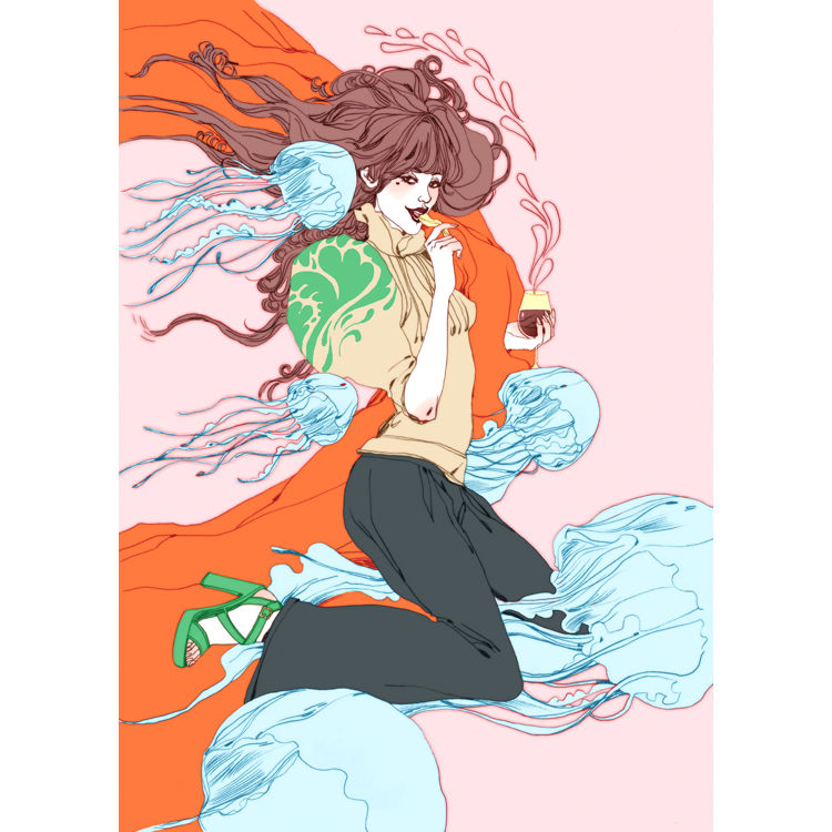 Jellyfish by Marguerite Sauvage