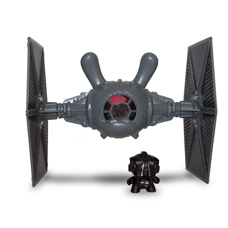 Jumbo Dunny T.I.E. Fighter w/ Pilot by ManlyArt (Jason Chalker)