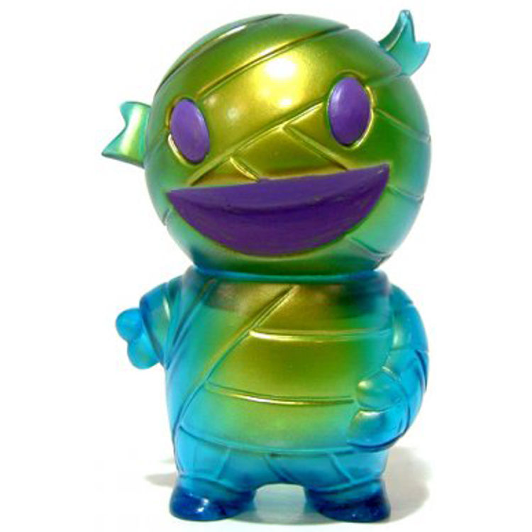 Pocket Mummy Boy - Clear Blue/Gold by Brian Flynn