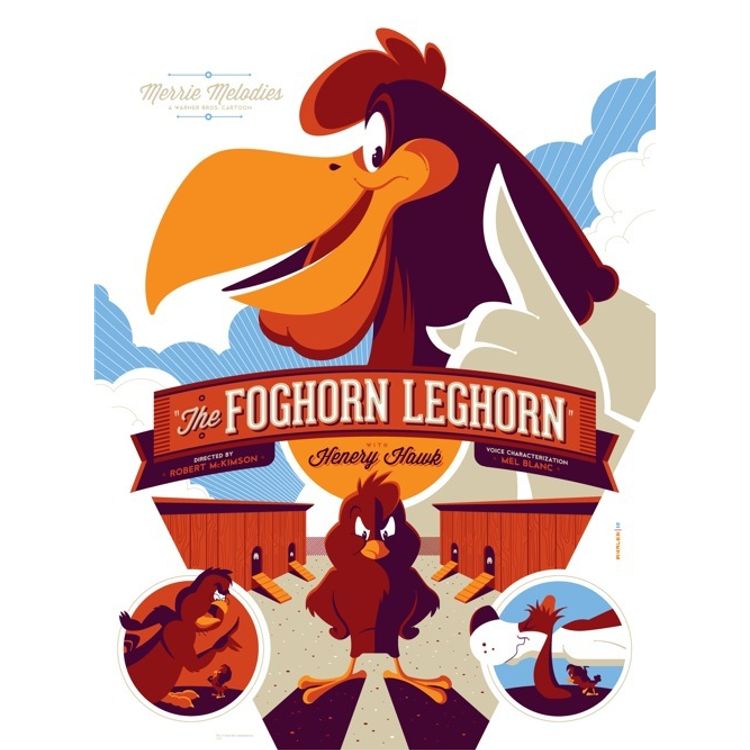 Foghorn Leghorn by Tom Whalen