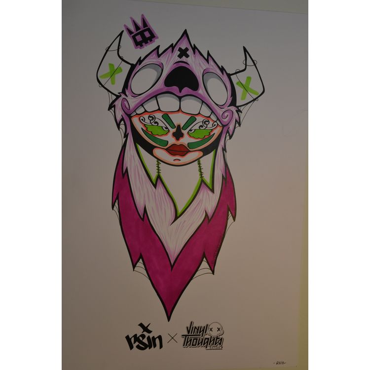 Rsin - HAND INKED SCREENPRINT #7 by Rsinart