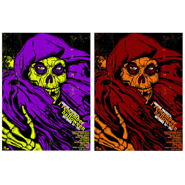 Old Man Crimson Ghost (Set of 2) by Danny Miller