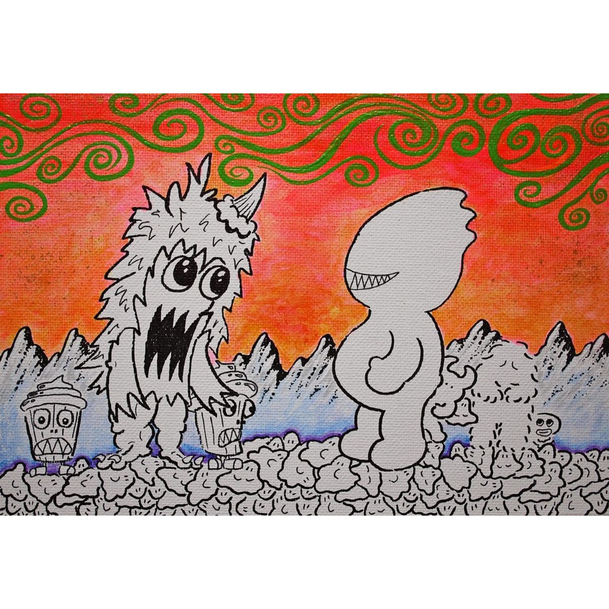 Meeting At Dawn on Another Planet