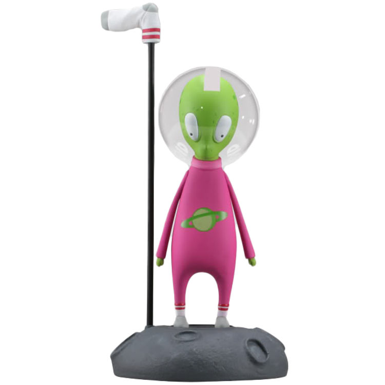 Obie the Alien Space Cadet - Pink by John McCormack