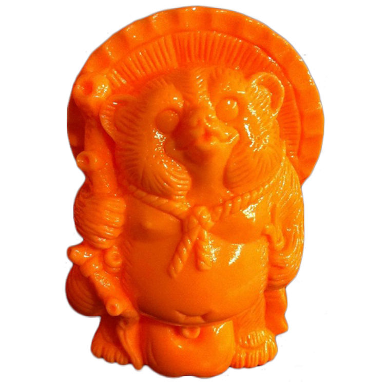 Mini Tanuki - Unpainted Orange by Real X Head (Mori Katsura)