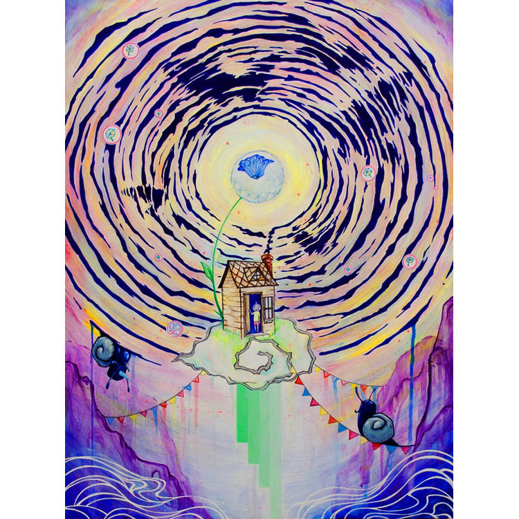 Flickering Fire Like Saltwater Into My Eyes by e.D. Xu