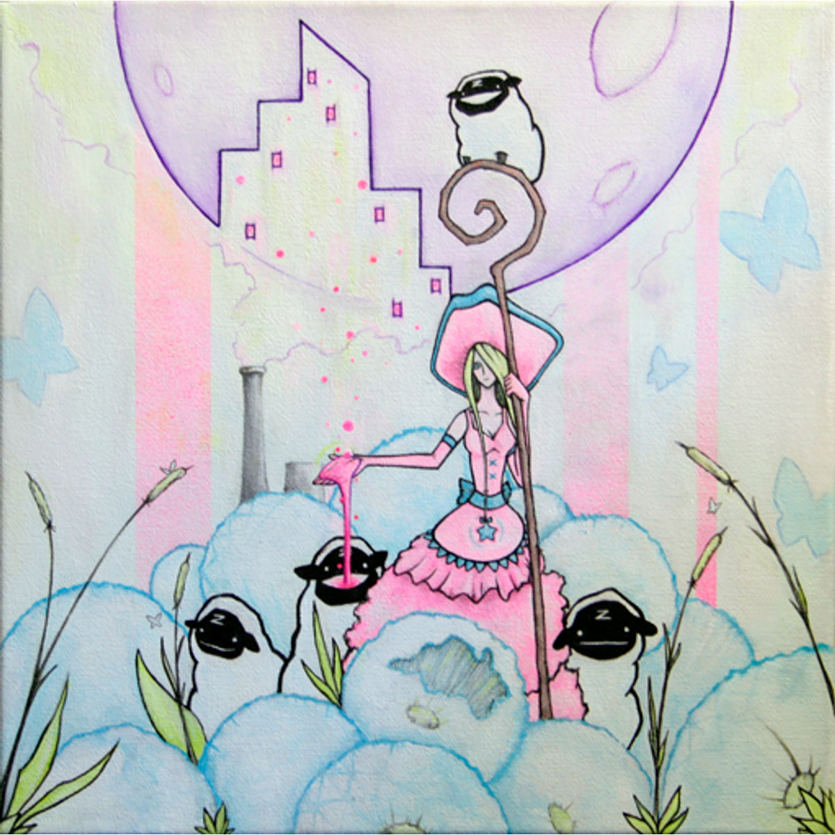 A City Fated Counting Sheep