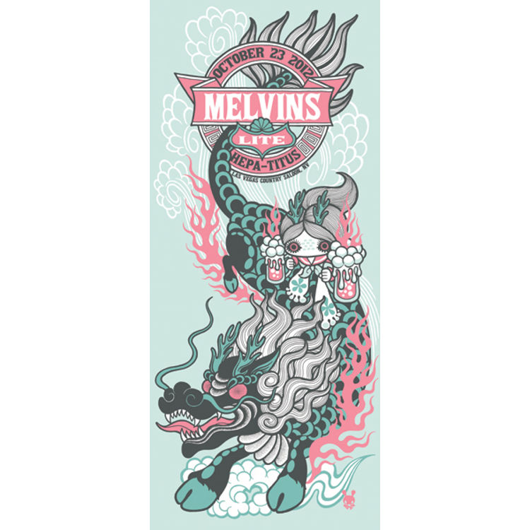 Melvins Lite - Las Vegas NV 2012 by Junko Mizuno