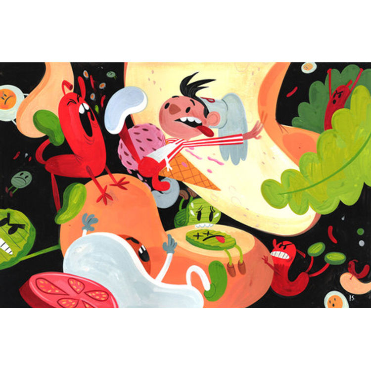 Escape From Burger Time by Israel Sanchez