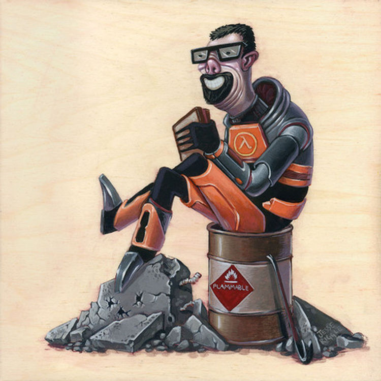 Half-Life-Lunch by Jesse Riggle