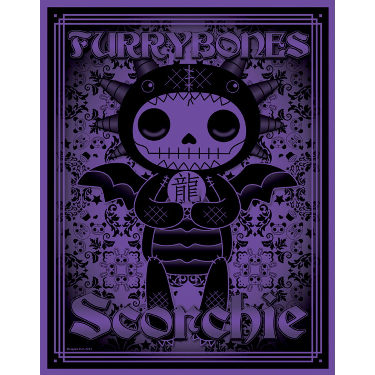 Furrybones Scorchie Purple