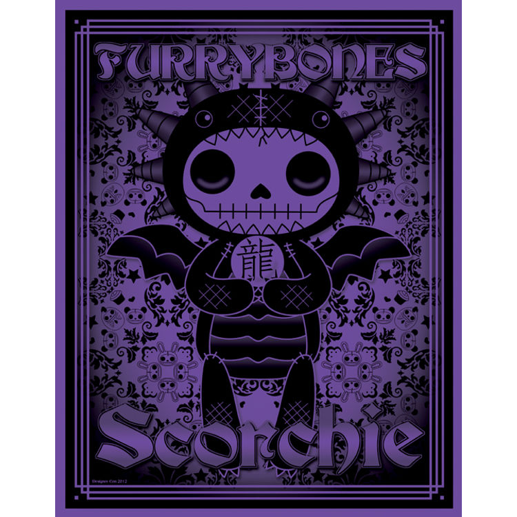 Furrybones Scorchie Purple by Misaki