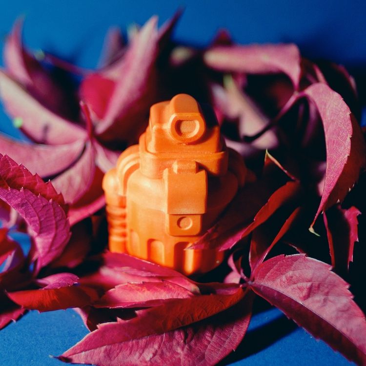 ROURKE- ROBOTONES NO. 10: OCTOBER Pumpkin Orange by Cris Rose