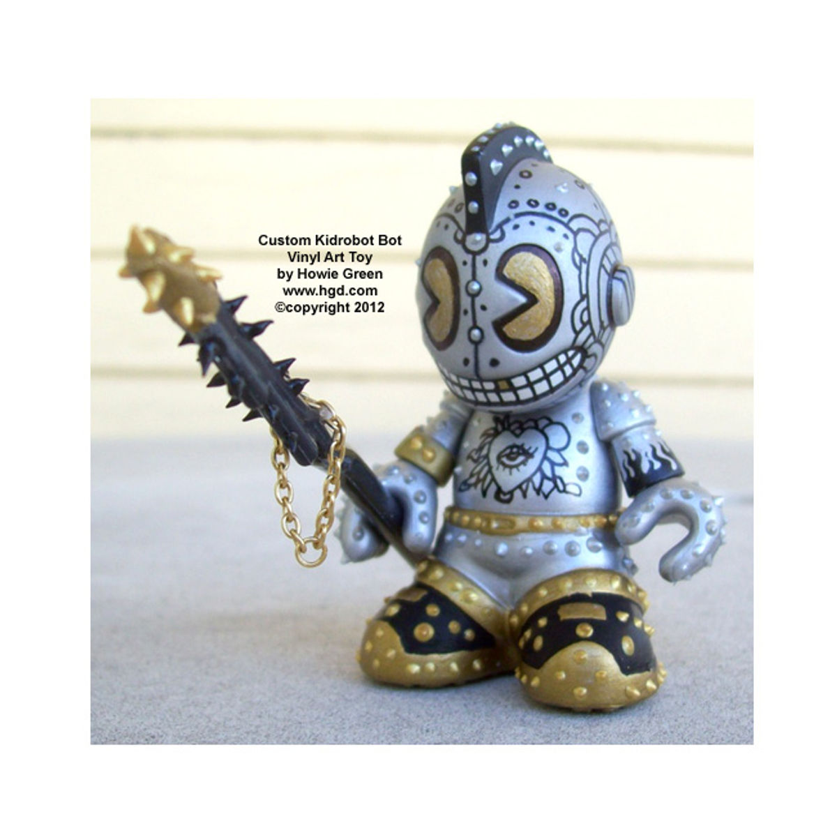 Kidrobot Silver & Gold Bot Boy