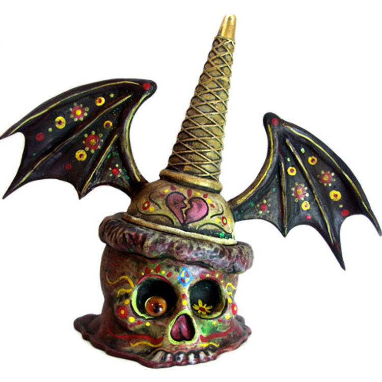 Muertos Bat Crema by Leecifer