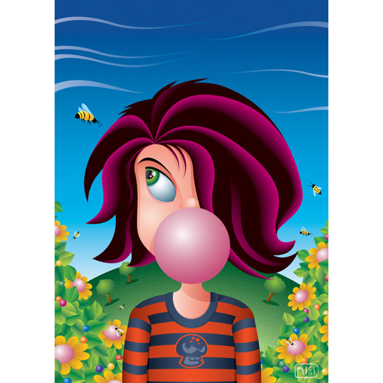 bubblegum garden by Robert Nicol