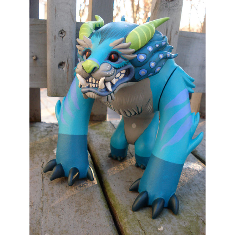 blue foo dog by MissMonster (Melita Curphy)