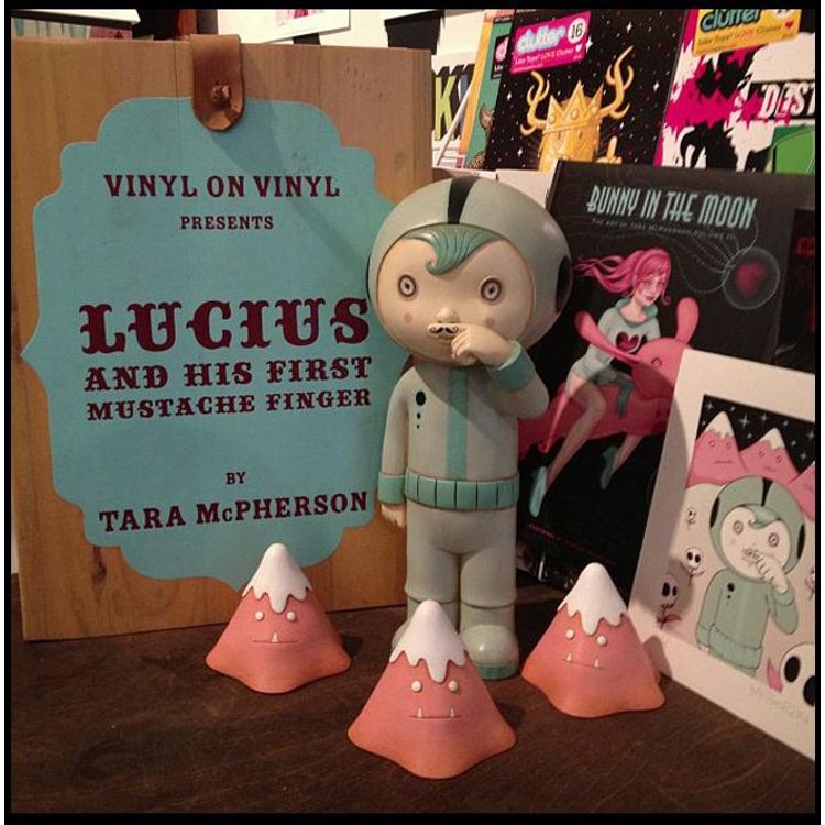 Lucius and His First Mustache Finger by Tara McPherson