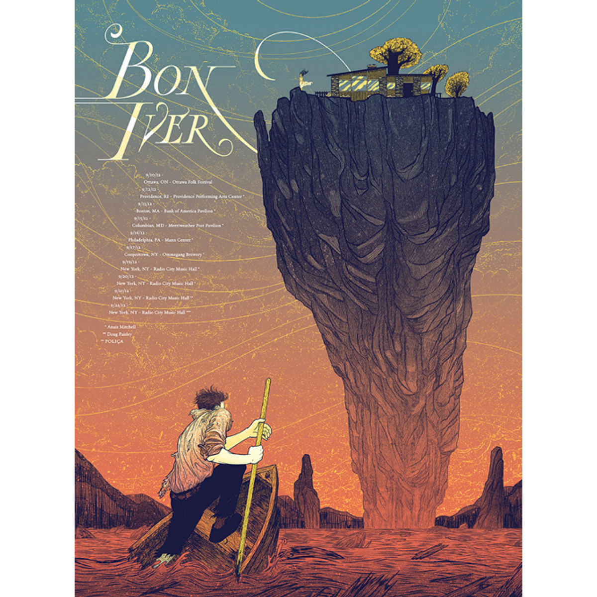 Bon Iver 2012 East Coast Tour