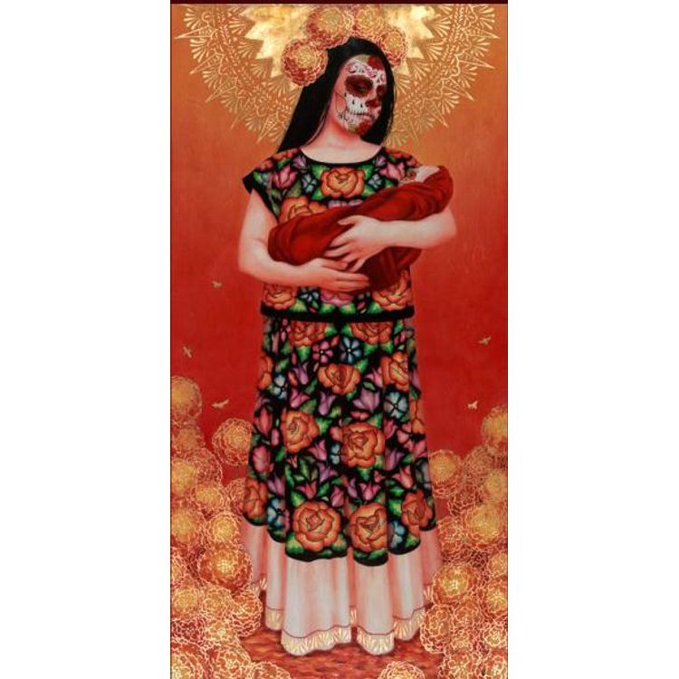 Madre y Ni (Mother and Child) by Sylvia Ji