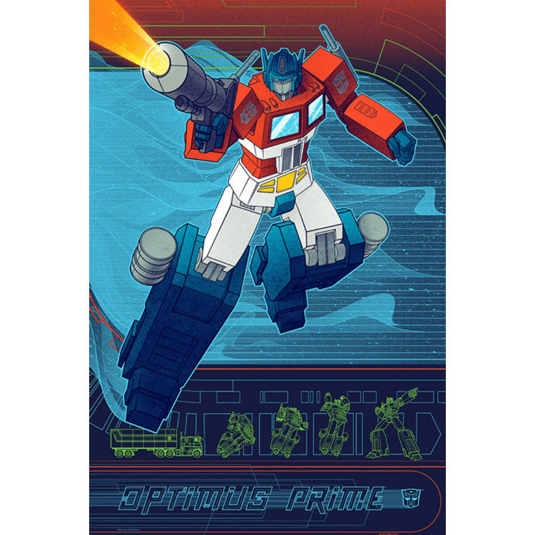 Optimus Prime (Timed Edition - 16x24) by Kevin Tong