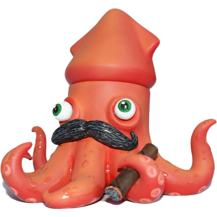 Sir Inkwell (The Gentleman Squid) by Adam Whitnall