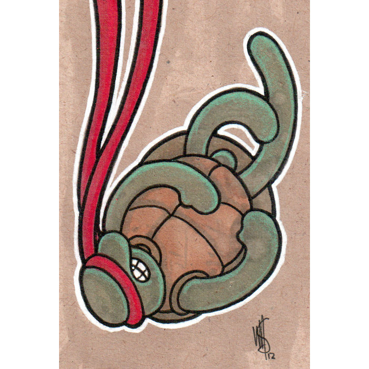 Tiny Mutant Ninja Turtle by Wade Schin