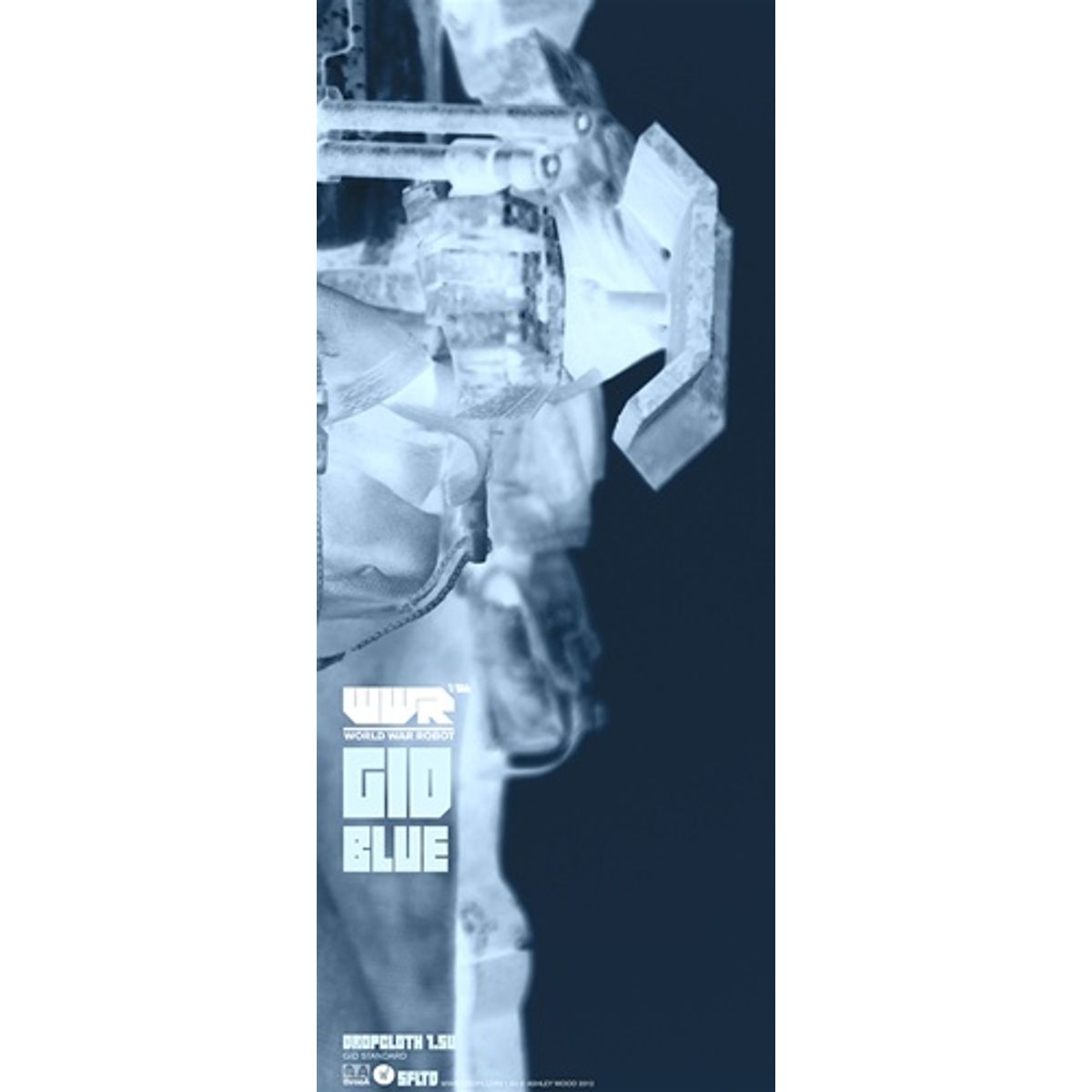Dropcloth - GID Blue