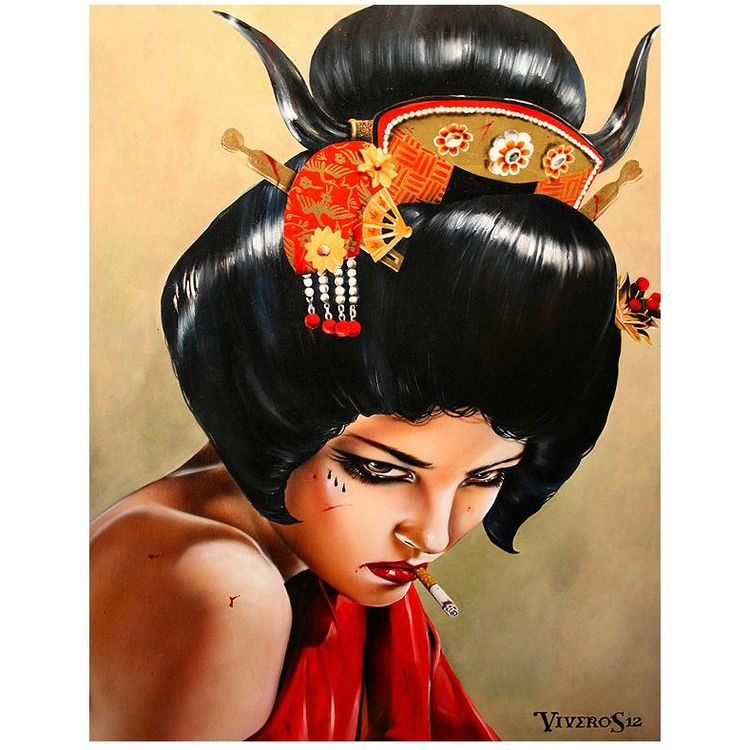 Rise Of The Geisha by Brian Viveros