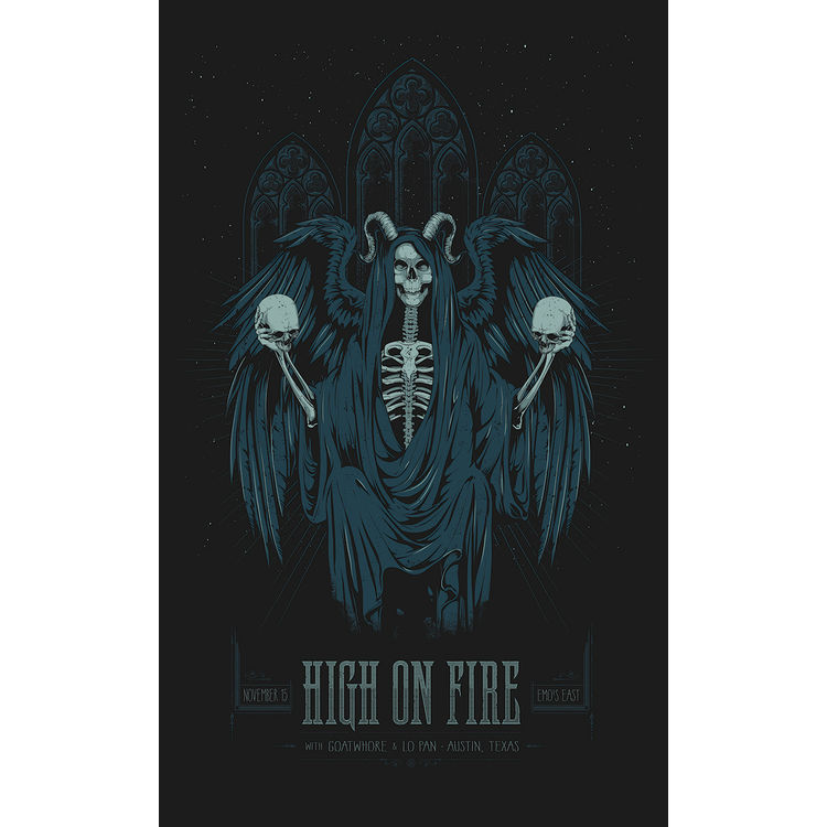 High On Fire - Austin TX 2012 by Anonymous Ink & Idea